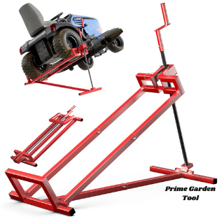 Leve tracteur Tondeuse Supporte 400 kg max Rouge – Prime Garden Tools